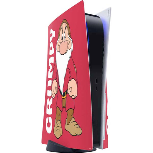 Disney Snow White Grumpy Dwarf PS5 Console Skin